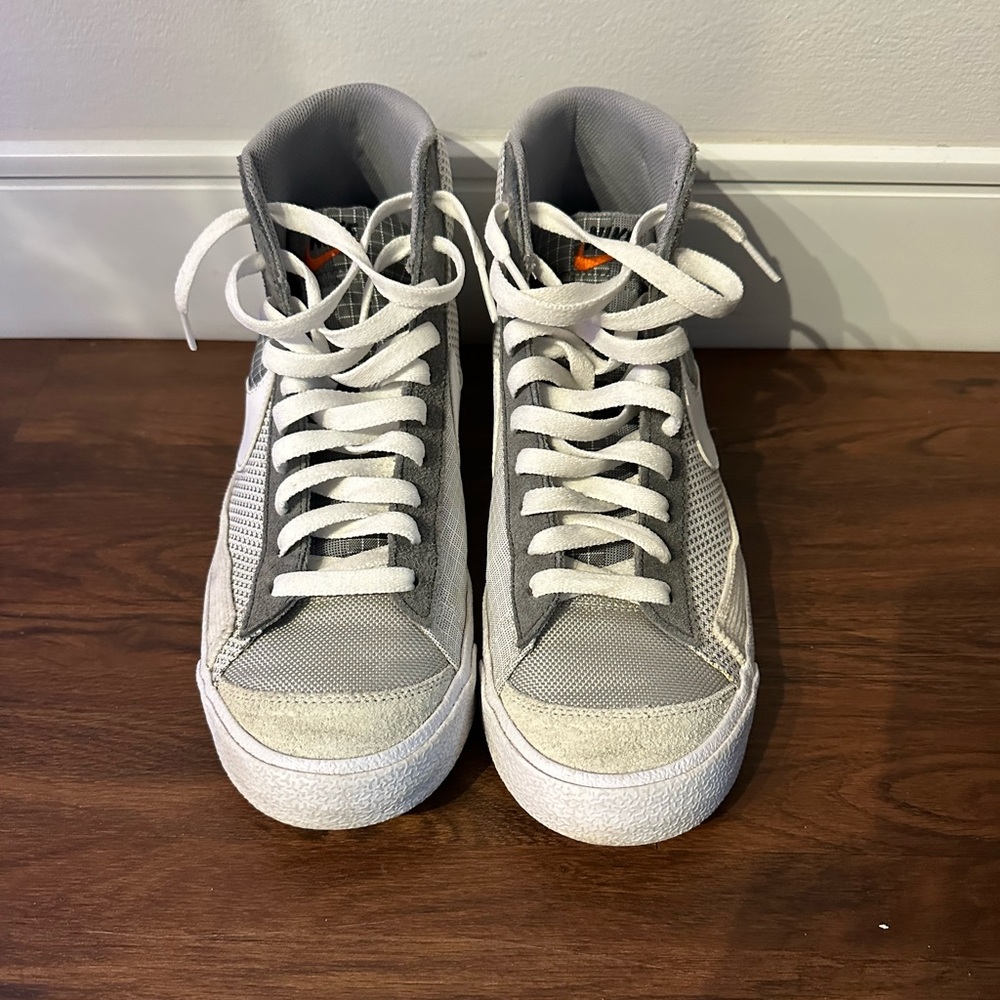 Blazer mid 77 patch smoke gray
